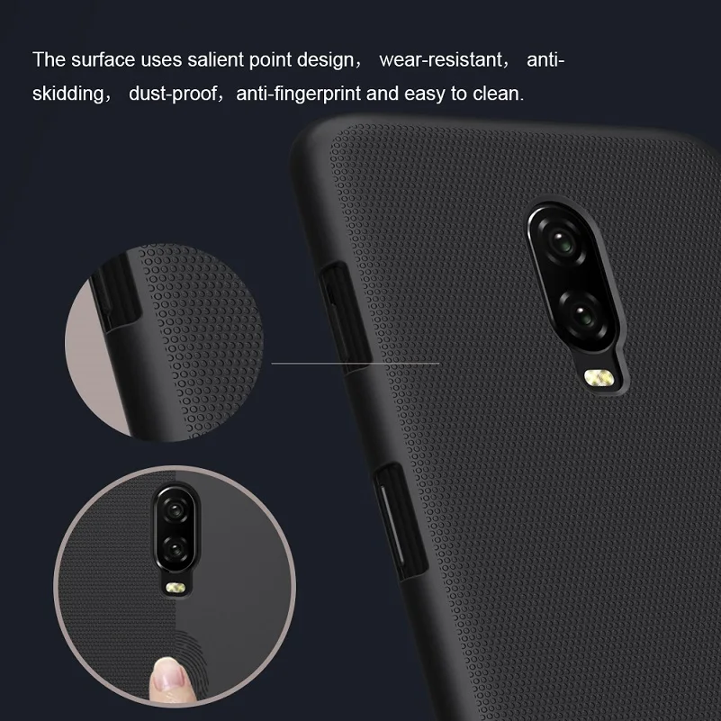 Чехол для oneplus 6 t 41 '' NILLKIN Матовый ПК жесткая задняя крышка Подарочный