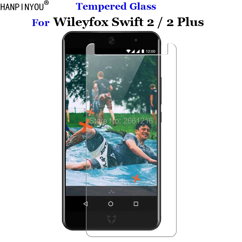 

For Wileyfox Swift2 Tempered Glass 9H 2.5D Premium Screen Protector Film For Wileyfox Swift 2 / 2+ Plus 5.0