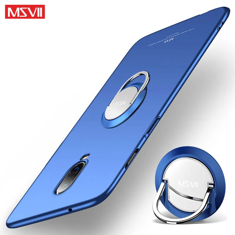 Для OnePlus 6 T 5 5T чехол Msvii кольцо на палец тонкий матовый Coque One plus Чехол Oneplus6