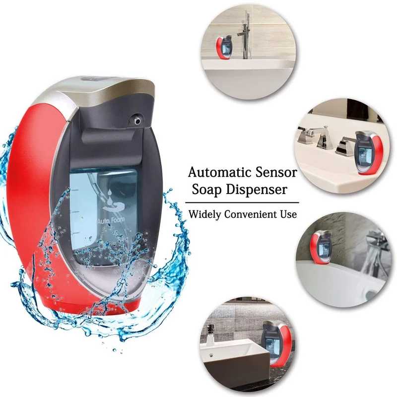 

Yooap Automatic Foam Soap Dispenser 480ML Top Grade ABS & Stainless Steel Waterproof Bathroom Accessories Liquid Soap Dispenser