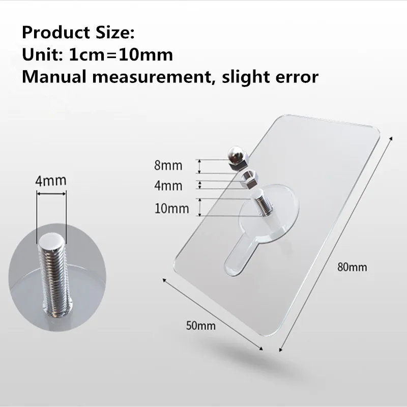 6 шт. крепкий клейкий бесшовный липкий настенный крюк гвоздь Монтажная стойка подвеска паста винт стержень НЕТ следа настенный крюк гвоздь