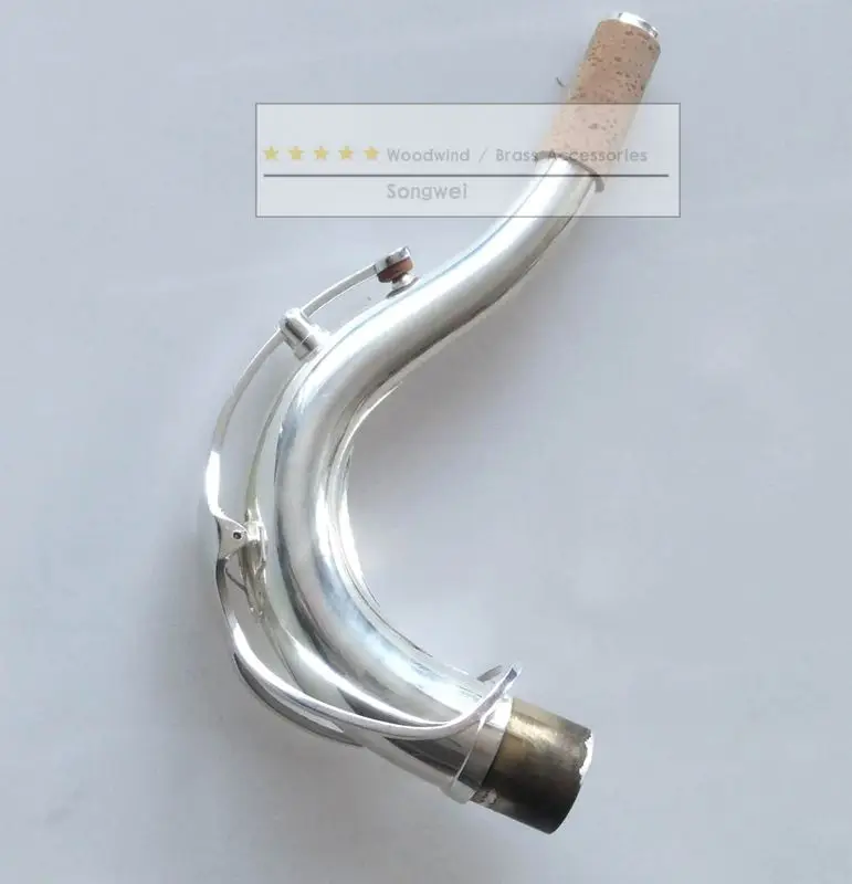 Saxophone Parts Accessories Tenor Bb saxophone neck repair parts 27.5mm or 28mm Silver plated