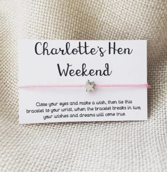 baby shower bracelet