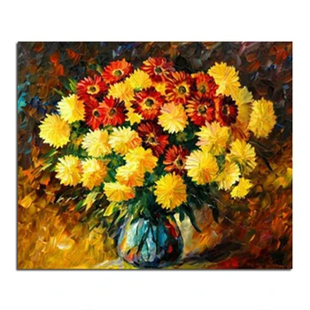 

Chrysanthemums bloom 50x60 DIY square drill rhinestone pasted painting cross stitch crafts Needlework Diamond Drawing