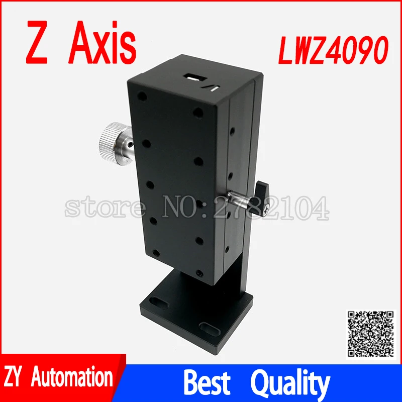 Z axis LWZ4090 dovetail groove manual platform rack and pinion drive high precision knob fine