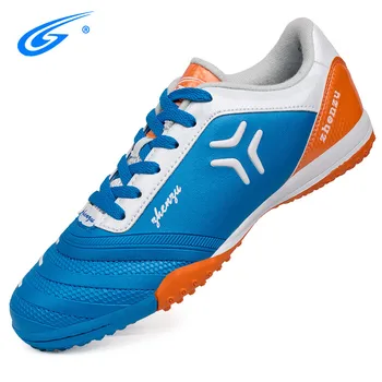 

zhenzu 2018 New Turf Futsal Soccer Shoes for men Indoor Football Boots Professional TF Soccer Boots Nails Cleats Sneakers