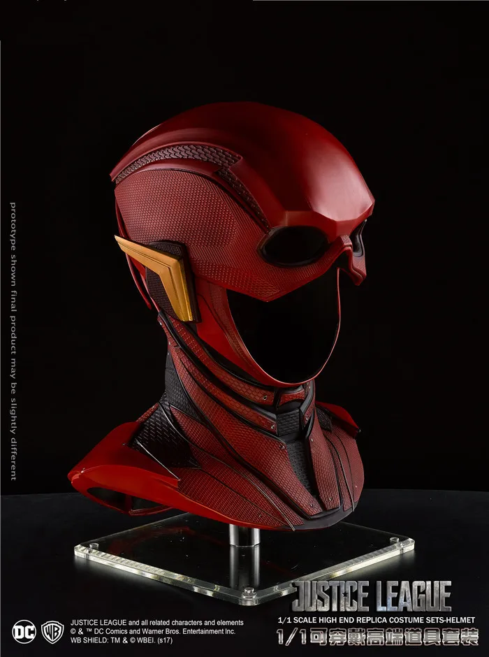 Estartek 1:1 реальный размер Mavel Lightning Man Flashman шлем для косплея и фанатов подарок на праздник