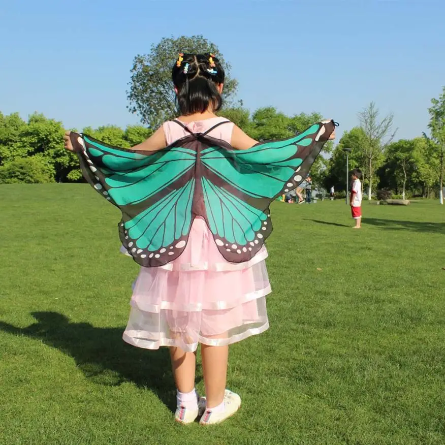 5 2018 Новая мода Droppship детская обувь для мальчиков девочек в богемном стиле бабочка шаль с принтом пашмины костюм аксессуар