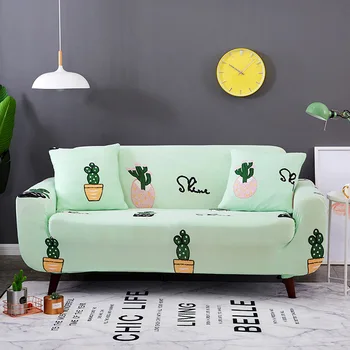 

Floral Pattern Elastic Stretch Furniture Sofa Covers Sectional Throw Couch Corner Cover Cases for Furniture Armchairs Home Decor