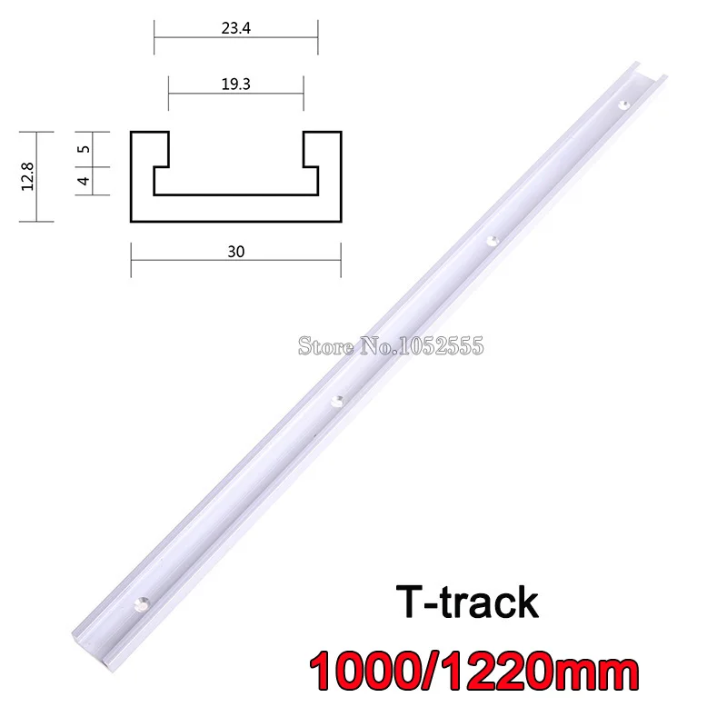 High Quality 4PCS/lot 1000mm/1220mm T-tracks T-slo...