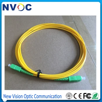 

30Pcs/Lot,SM,SX,3M,SC/APC-SC/APC Fiber Optic Patch cord,SM,simplex,G625D,3.0 mm,3m,PVC Jacket,SC APC 3M Fiber Optic Jumper