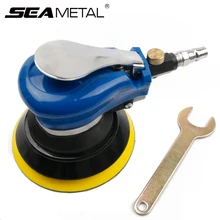 Полировальная машинка для автомобилей с эксцентриковым, 5 ''дюйма пневматическая орбитальная шлифовальная машина 10000 об/мин Пластик лак Автомобильная моющая губка для Ремонта Универсальный воск для ухода за чистые уборка