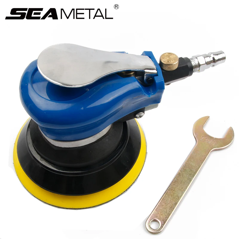 Car Polisher 5'' Inch Air Orbital Sander 10000RPM Plastic