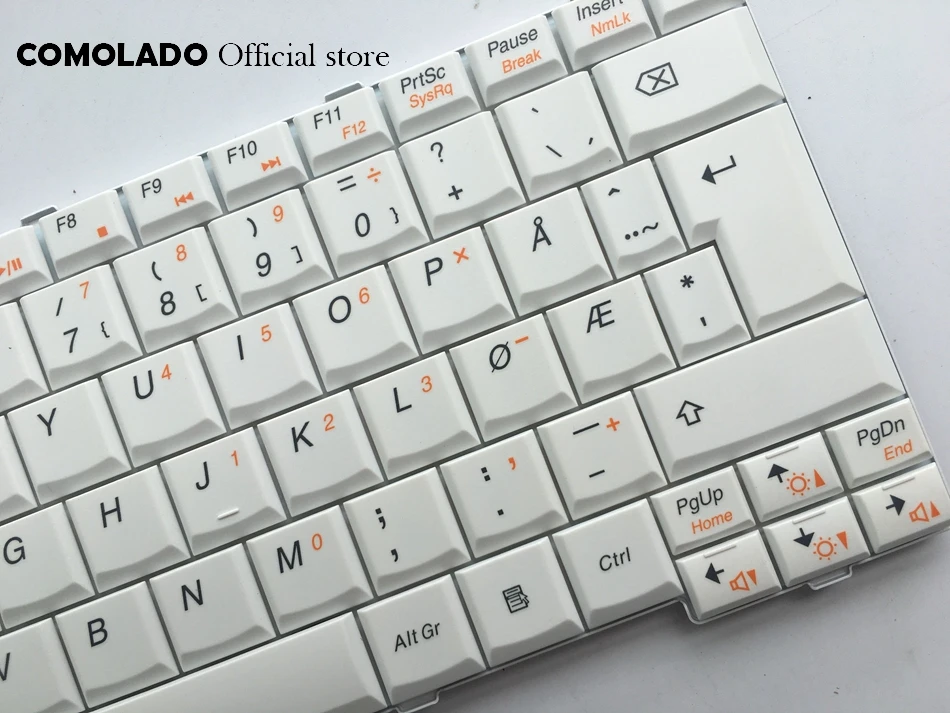 NW Norway Laptop keyboard for Lenovo Ideapad S12 K23 K26 White keyboard NW Layout (2)