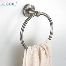 Xogolo под старину кольцо полотенца Медь ванной полотенце висит античная латунь кольцо полотенца аксессуары для ванной комнаты 2360
