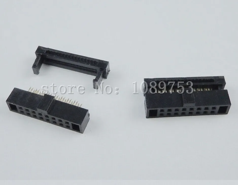 

10Pcs 1.27mm Pitch 2x8 Pin 16 Pin IDC FC Female Header Cable Socket Connector