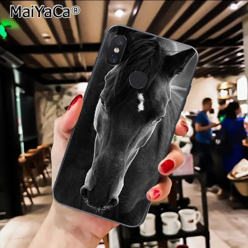 MaiYaCa животное лошадь Новинка чехол для телефона Fundas чехол для Xiaomi Redmi8 4X 6A Redmi Go Redmi5 5Plus Note7 8ProA1 A2Lite