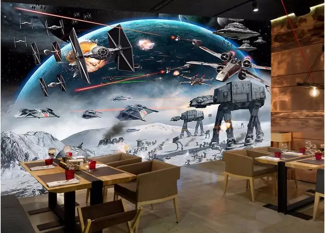 Avoir Images Custom Mural Photo 3d Wallpaper Cartoon Shock Star Wars Picture actualisé salutations