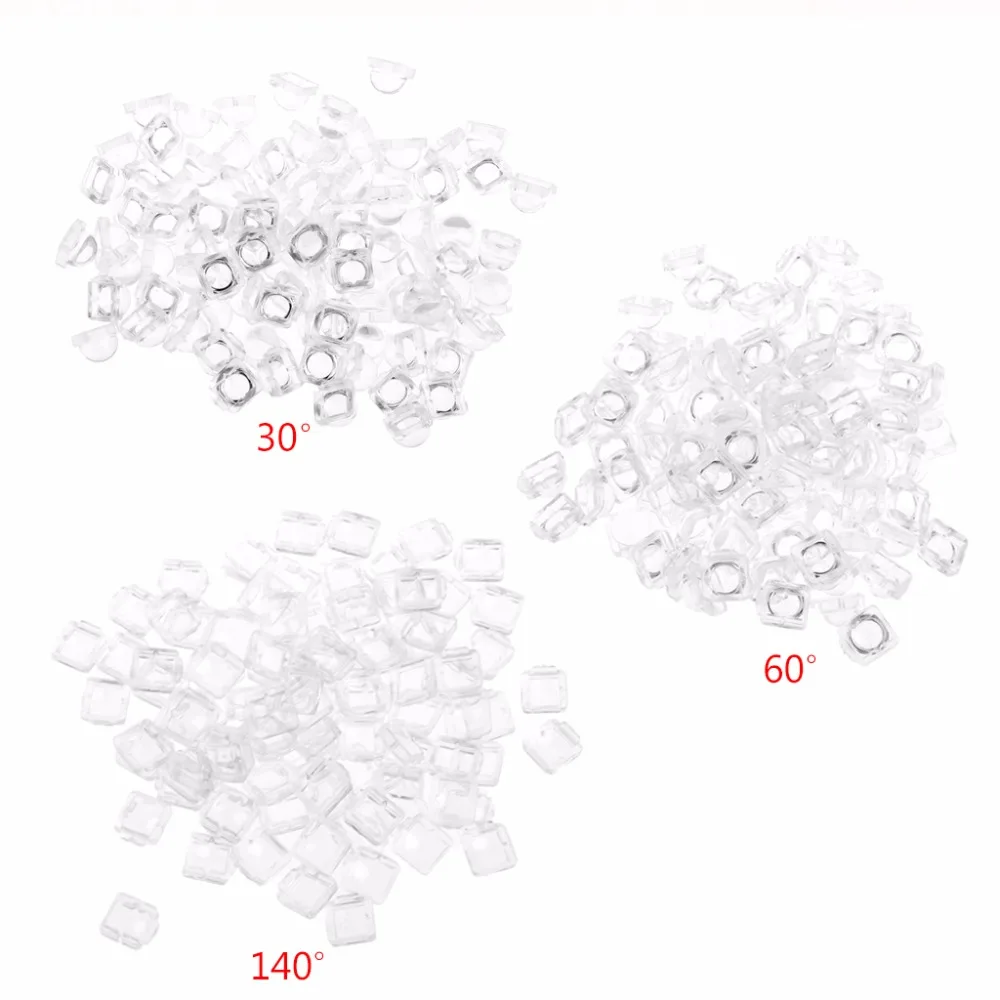 

100PCS Lens for 5050 LED WS2812 APA102 WS2811 SK6812 30 60 140 Degree Angle Lens