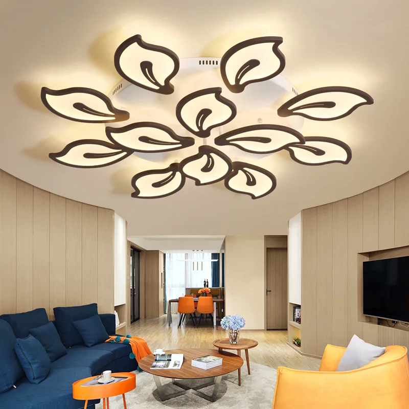 

New modern led chandeliers for living room bedroom dining room acrylic iron body Indoor home chandelier lamp lighting fixtures