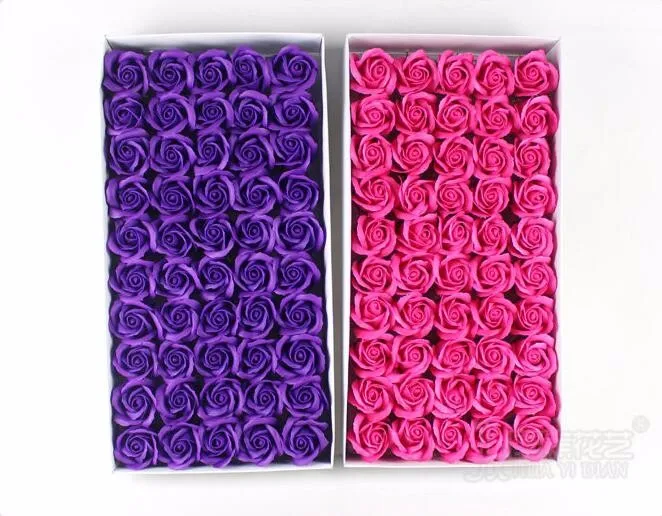 50 шт. " многоцветный искусственный цветок «Роза» мыло для свадебной вечеринки день рождения сувениры подарки для украшения дома