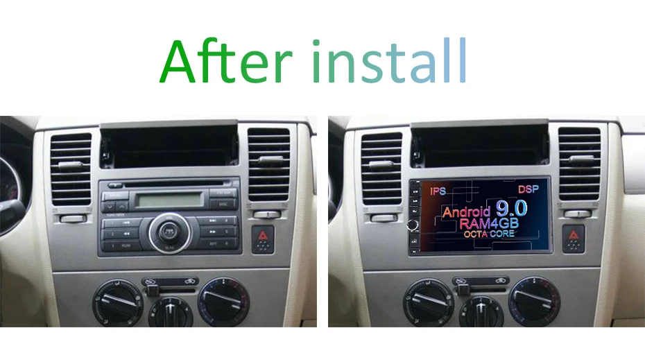 Excellent Android 9.0 DSP IPS Universal 64G 2 DIN Player Radio 2DIN Multimedia Navigation Stereo Auto GPS Radio for Nissan x-trail no DVD 4