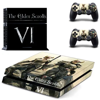 

The Elder Scrolls VI PS4 Skin Sticker Decal for Sony PlayStation 4 Console and 2 Controller Skin PS4 Sticker Vinyl Accessory