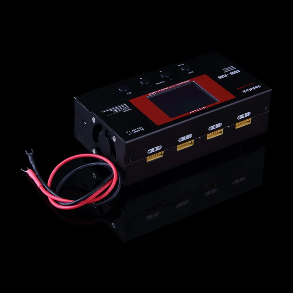1 шт. радиолинкное зарядное устройство CB86 Plus для 8 шт. 2-6S Lipo батарея одновременно профессиональная для RC Lipo батарея