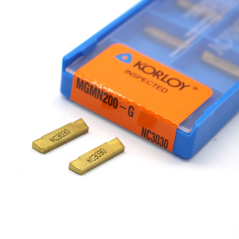 

10PCS MGMN200 G NC3030 2mm grooving carbide inserts MGMN200-G lathe cutter turning tool Parting and grooving tool Parting off