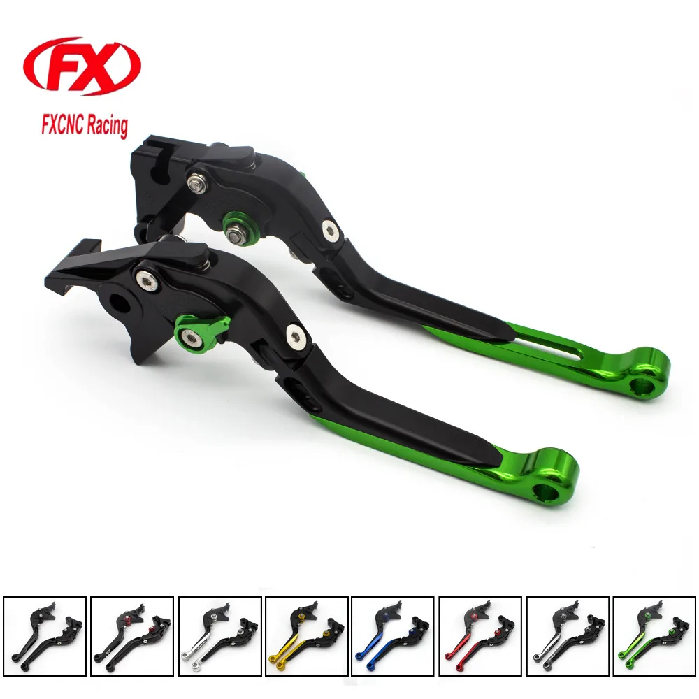 FX Motorcycles Frosted Brake Clutch Lever Folding Extending Levers For