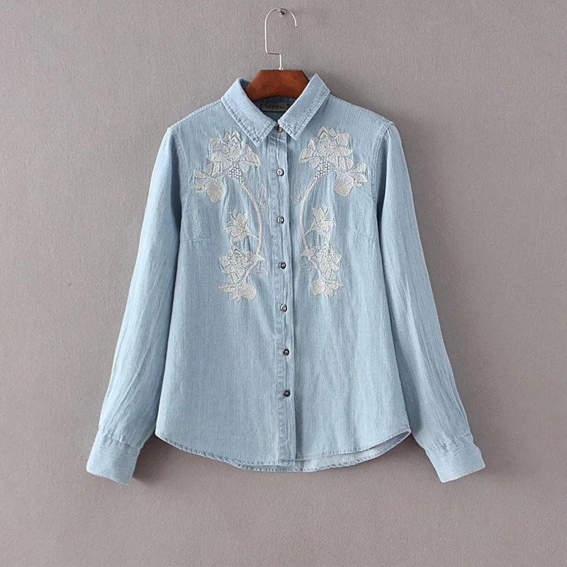 designer denim shirts womens