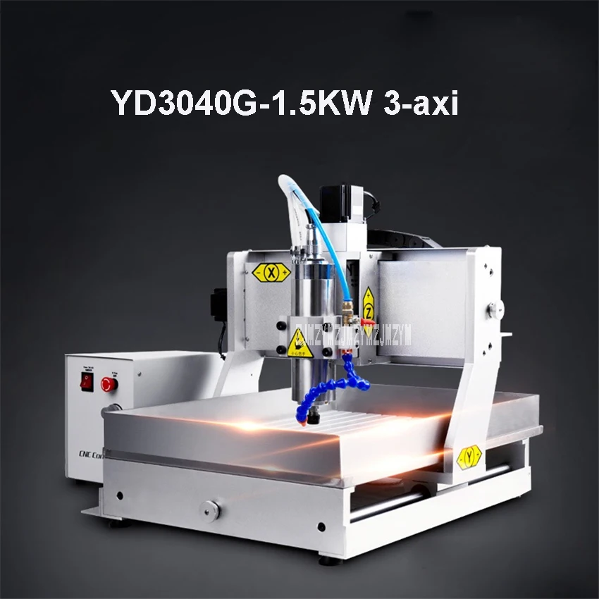 YD3040G 1.5KW Spindle 3 axis Mini CNC Engraving Machine Wood Carving