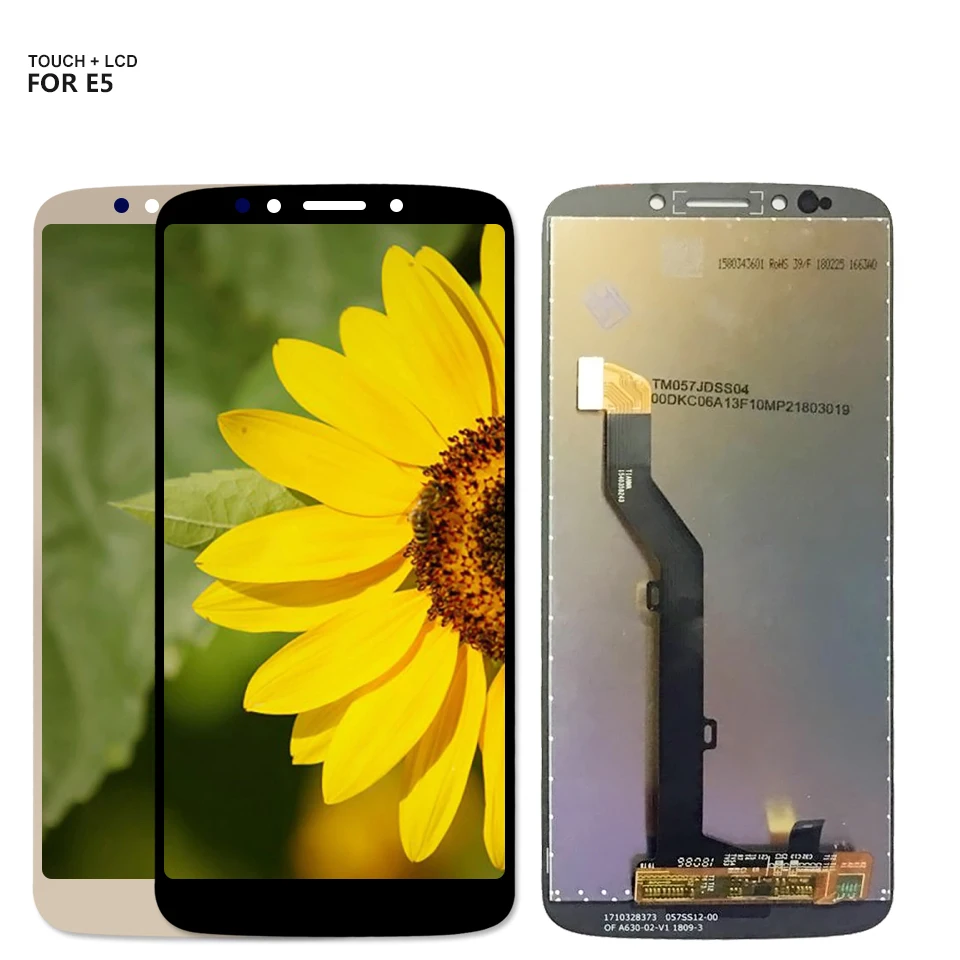 

Free Shipping For Motorola MOTO E5 Moto XT1922-4 5.0" Digitizer Touch Screen Lcd Display Assembly Repair Part