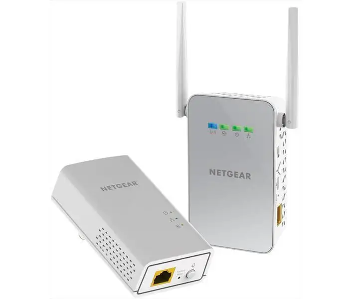 Netgear PowerLINE 1000(PLW1000-100NAS) точка доступа и адаптер, Розничная коробка! 802.11ac 1000 Мбит/с 1 Gigabit RJ-45