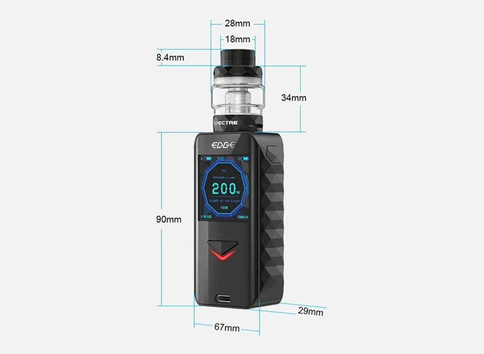 Digiflavor Edge 200W TC Kit with Spectre