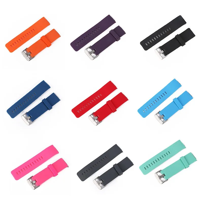 

Candy Color Soft Silicon Rubber Band for Fitbit Blaze with Metal Buckle Wrist Strap Fashion Unisex Watch Band