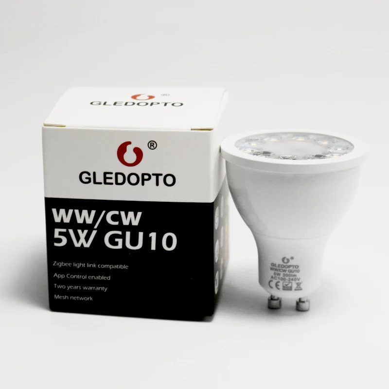 Светодиодный прожектор GLEDOPTO zigbee ww/cw 5 Вт|Светодиодные лампы и трубки| |