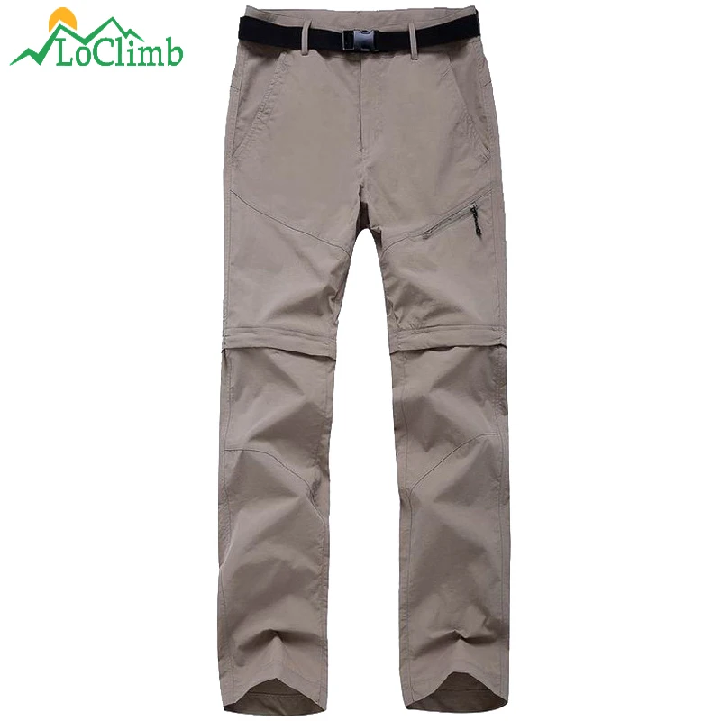 Loclimb extraíble de senderismo Pantalones mujer 2018 verano deportes al aire libre pantalones de secado rápido camping trekking treval, AW033 Loclimb extraíble de senderismo Pantalones mujer 2018 verano deportes al aire libre pantalones de secado rápido camping trekking treval, AW033