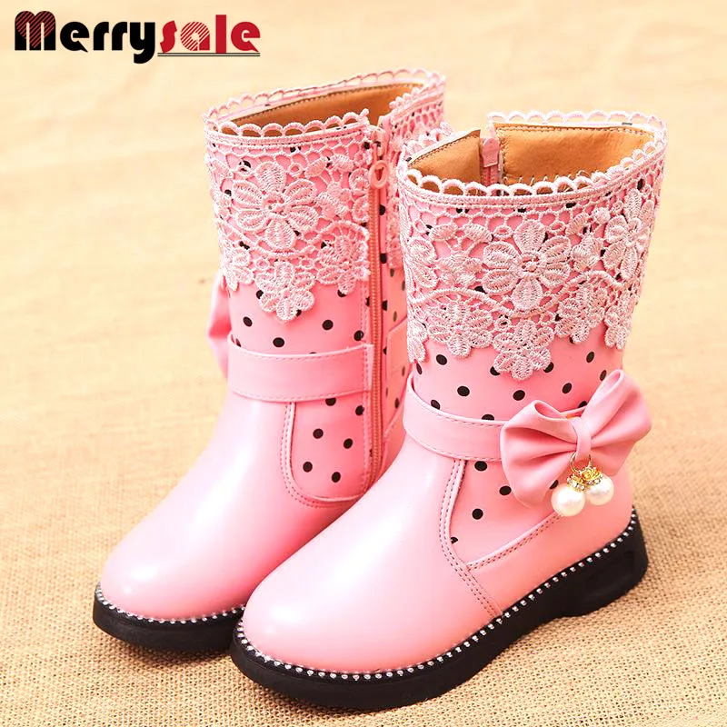 2016 new high insulated boots girls snow boots child s boots general leather boots