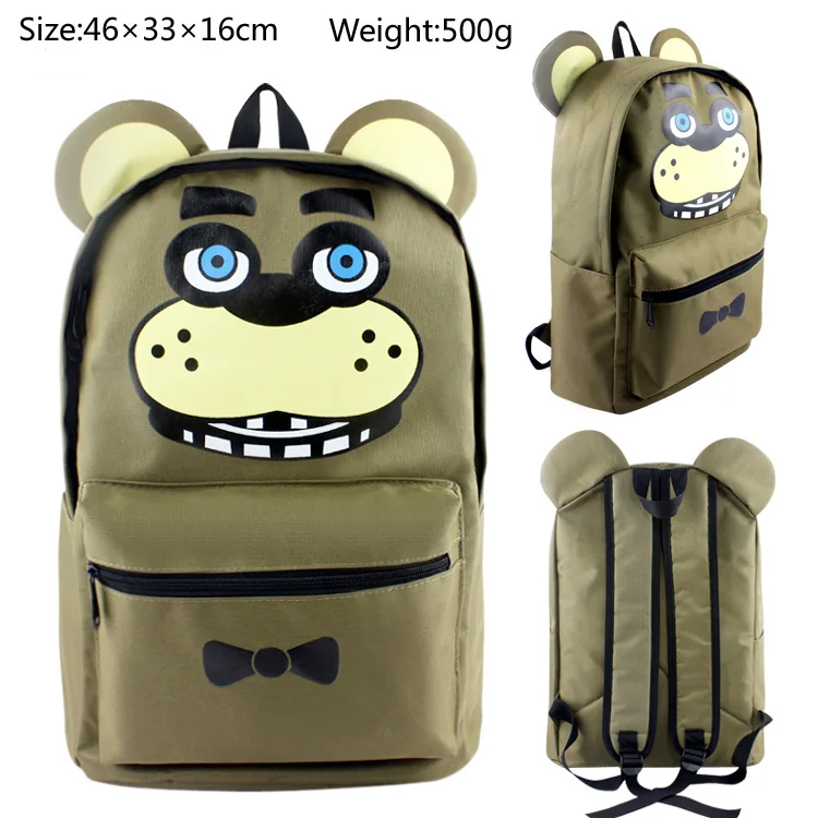 

Five Nights at Freddys Backpacks Children Cartoon Canvas School Backpack for Teenagers Men Women Bag Kids Mochila Laptop Bags