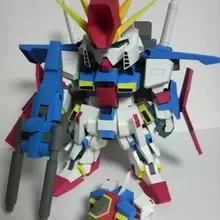 Гандам SD ZZ 3D бумажная модель сделай сам
