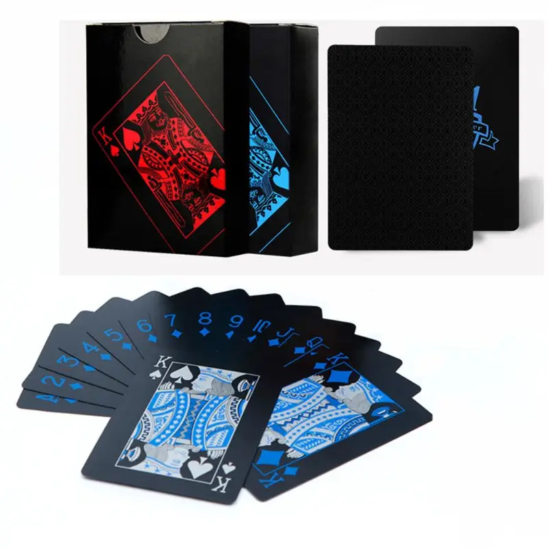 

Premium New 2 Decks Of Waterproof Poker Cards Plastic PVC Playing Cards Perfect For Party Game