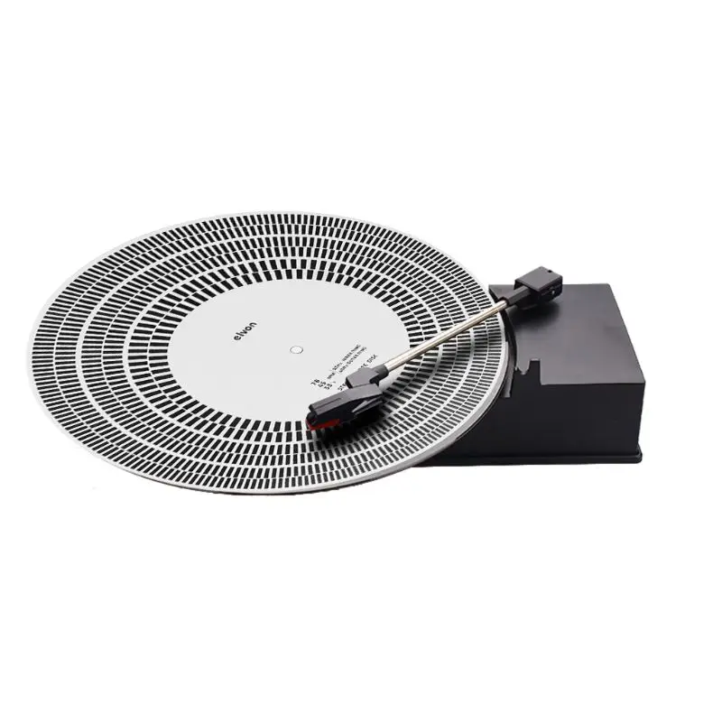 

LP Vinyl Record Turntable Phono Tachometer Calibration Strobe Disc Stroboscope Mat 33 45 78 RPM