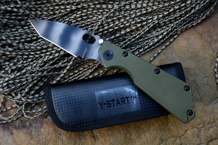 

SMF Survival Knife S35VN Blade Flame Titanium Handle Fold knife RW-1 NAVY Tanto Rogue warrior knife outdoor tactical knife