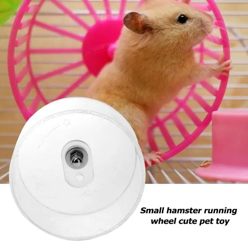 

Transparent Acrylic Hamster Wheel Running Treadmill Silent Exercise Wheels