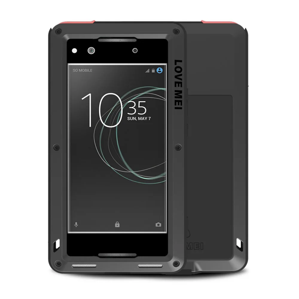 imágenes para Amor Mei para SONY Xperia XA XA Dual XA Ultra Caso para SONY XA1 XA1 Ultra Armadura A Prueba de Golpes A Prueba de agua Cubierta de Metal Templado vidrio imágenes para Amor Mei para SONY Xperia XA XA Dual XA Ultra Caso para SONY XA1 XA1 Ultra Armadura A Prueba de Golpes A Prueba de agua Cubierta de Metal Templado vidrio