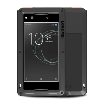 

Love Mei for SONY Xperia XA XA Dual XA Ultra Case for SONY XA1 XA1 Ultra Shockproof Waterproof Armor Metal Cover Tempered Glass