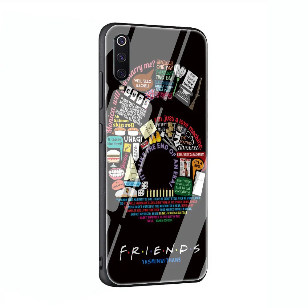 G7 Чехол с закаленным стеклом для телевизора Friends, для Xiaomi 8 Lite A1 A2 9 Redmi Note 5 6 7 Pro 6A 4X F1 - Цвет: G7