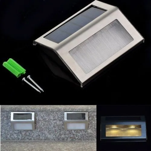 Solares da Escada Conduziu a Luz de Inundação Lâmpadas de Jardim Luz ao ar Lote Mini Led Solar Livre Luzes Frio Warm White Interior 10 Pçs - 15 Lâmpadas solares