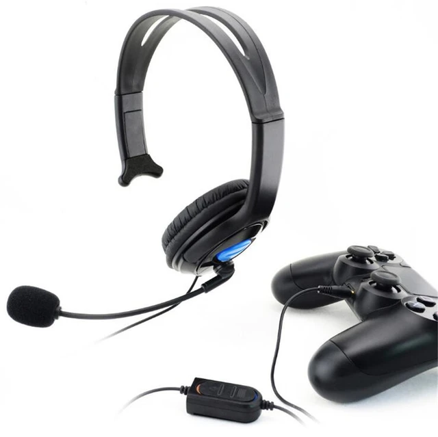 Écouteur PS4 avec Micro, Casque d'écoute de Jeu 3,5 mm Technologie Micro  Son avec Un Clip, pour contrôleur Sony Playstation 4 PS4 : : Jeux  vidéo